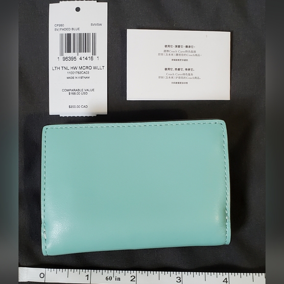 Coach Micro Wallet- NWT - Picture 2 of 4
